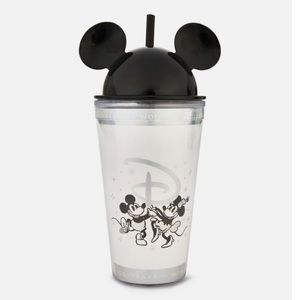 Disney 100 Mickey Mouse Originals Collectables Straw Cup Tumbler Iridescent